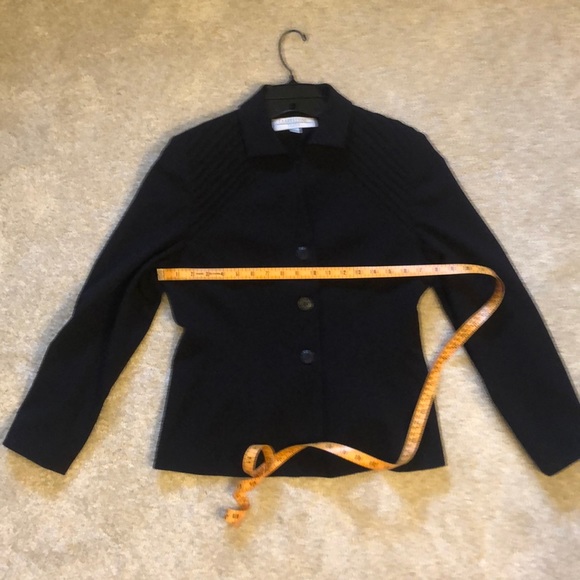 NEW Larry Levine Suit Coat, Black Size 8 - Picture 6 of 9